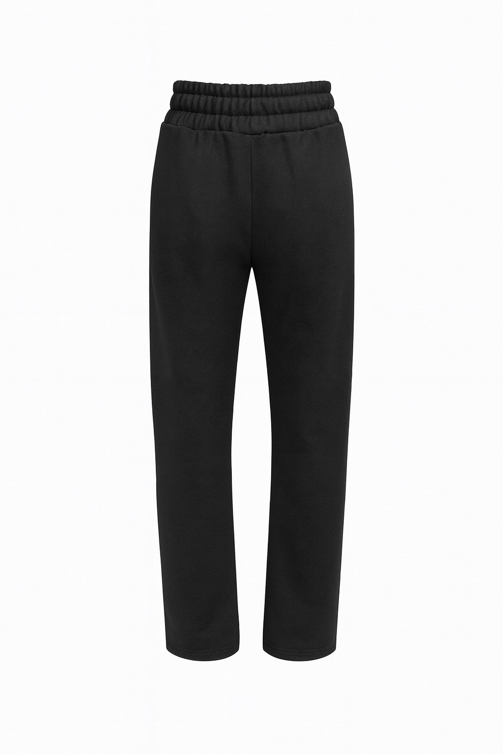 Black & White Zippered Sweat Pants